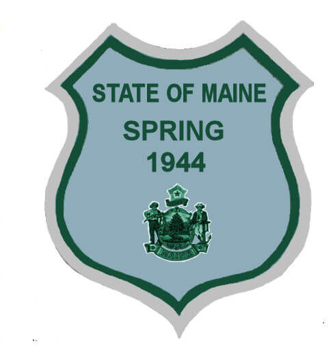 (image for) 1944 Maine SPRING Inspection Sticker